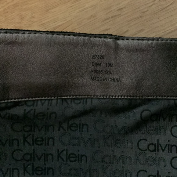 Suede boots in black size 10 - Picture 5 of 5